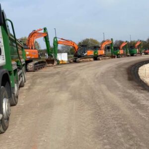 Range of Excavators from 1 Tonne to 30 Tonne